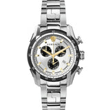 Versace V-Ray Chronograph Quartz Silver Dial Silver Steel Strap Watch For Men - VE2I00321 Authentic Buy Shop Now