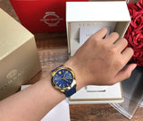 Versace V-Urban Quartz Blue Dial Blue Leather Strap Watch for Men - VELQ00319 Authentic Buy Shop Now