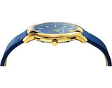 Versace V-Urban Quartz Blue Dial Blue Leather Strap Watch for Men - VELQ00319 Authentic Buy Shop Now