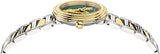 Versace Virtus Quartz Green Dial Two Tone Steel Strap Watch For Women - VET300821 Authentic Buy Shop Now
