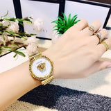 Versace Palazzo Empire Greca White Dial Gold Mesh Bracelet Watch for Women - VEDV00619 Authentic Buy Shop Now