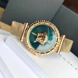 Versace Palazzo Empire Greca Green Dial Gold Mesh Bracelet Watch for Women - VEDV00819 Authentic Buy Shop Now
