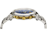 Versace Sport Tech Chronograph Blue Dial Silver Steel Strap Watch for Men - VELT00219 Authentic Buy Shop Now