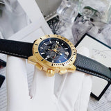 Versace Casual Chronograph Black Dial Black Leather Strap Watch for Men - VERG003-18 Authentic Buy Shop Now