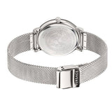 Versace V-Circle Silver Dial Silver Mesh Bracelet Watch for Men - VBQ060017 Authentic Buy Shop Now