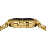 Versace Aion Chronograph Black Dial Gold Steel Strap Watch For Men - VE1D01721 Authentic Buy Shop Now