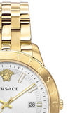 Versace Univers Quartz White Dial Gold Steel Strap Watch for Men - VEBK00518 Authentic Buy Shop Now