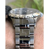 Versace Hellenyium Quartz Black Dial Grey Steel Strap Watch For Men - VE3A00620 Authentic Buy Shop Now