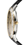 Versace Univers Beige Dial Black Leather Strap Watch for Men - VEBK00218 Authentic Buy Shop Now