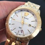 Versace Univers Quartz White Dial Gold Steel Strap Watch for Men - VEBK00518 Authentic Buy Shop Now