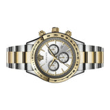 Versace Classic Chronograph Quartz Silver Dial Two Tone Steel Strap Watch For Men - VEV700519 Authentic Buy Shop Now