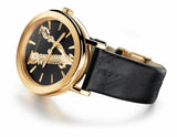 Versace Virtus Quartz Black Dial Black Leather Strap Watch for Women - VEHC00119 Authentic Buy Shop Now