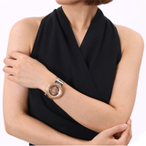 Versace V Metal Icon Gold Dial Black & Gold Strap Watch for Women - VLC030014 Authentic Buy Shop Now