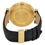 Versace Race GMT Blue Dial Blue Leather Strap Watch For Men - 29G70D282 Authentic Buy Shop Now