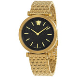 Versace V-Twist Black Dial Gold Mesh Bracelet Watch for Women - VELS00819 Authentic Buy Shop Now