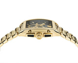 Versace Dominus Chronograph Black Dial Gold Steel Strap Watch For Men - VE6H00523 Authentic Buy Shop Now