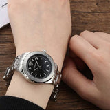 Versace Hellenyium Black Dial Silver Steel Strap Watch for Women - V12020015 Authentic Buy Shop Now