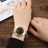 Versace Hellenyium Brown Dial Two Tone Steel Strap Watch for Women - V12040015 Authentic Buy Shop Now