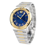 Versace Greca Quartz Blue Dial Silver Steel Strap Watch for Women - VEVH01120 Authentic Buy Shop Now