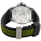Versace Chain Reaction Quartz White Dial Green Rubber Strap Watch for Men - VEDY00419 Authentic Buy Shop Now