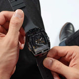 Guess Legend Analog Black Dial Black Rubber Strap Watch For Men - GW0648G1 Authentic Buy Shop Now