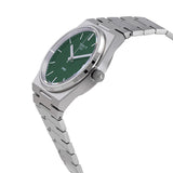 Tissot PRX Green Dial Silver Steel Strap Watch For Men - T137.410.11.091.00 Authentic Buy Shop Now
