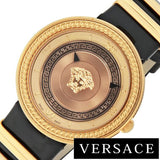 Versace V Metal Icon Gold Dial Black & Silver & Gold Strap Watch for Women - VLC020014 Authentic Buy Shop Now