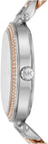 Michael Kors Catelyn Quartz Silver Dial Two Tone Steel Strap Watch For Women - MK4634 Authentic Buy Shop Now