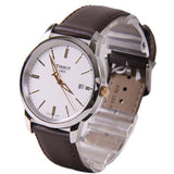 Tissot T Classic Dream White Dial Brown Leather Strap Watch for Men - T033.410.26.011.01 Authentic Buy Shop Now