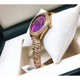 Michael Kors Lauryn Pink Dial Rose Gold Steel Strap Watch for Women - MK3722 Authentic Buy Shop Now