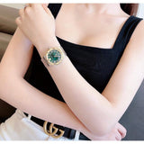 Versace Greca Green Dial Silver Steel Strap Watch for Women - VEVH00720 Authentic Buy Shop Now