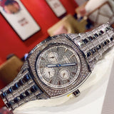 Bulova Crystal Collection Phantom Silver Dial Silver Steel Strap Watch for Men - 96C002 Authentic Buy Shop Now