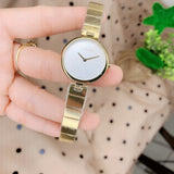 Calvin Klein Authentic Silver Dial Gold Steel Strap Watch for Women - K8G23546 Authentic Buy Shop Now