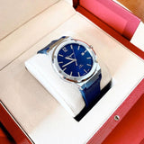 Salvatore Ferragamo F-80 Classic Blue Dial Blue Leather Strap Watch for Men - SFDT00719 Authentic Buy Shop Now