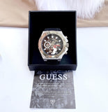 Guess Third Grear Multi Function Black Dial Black Rubber Strap Watch for Men- GW0334G1 Authentic Buy Shop Now