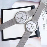 Calvin Klein Minimal White Dial Silver Mesh Bracelet Watch for Women - K3M5215X Authentic Buy Shop Now