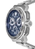 Versace Dylos Chronograph Blue Dial Silver Steel Strap Watch for Men - VQC090016 Authentic Buy Shop Now