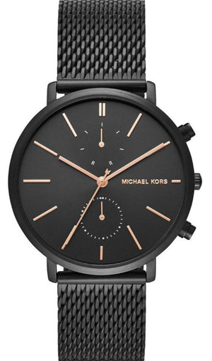 Michael Kors Jaryn Black Dial Black Stainless Steel Strap Watch for Men - MK8504 Authentic Buy Shop Now