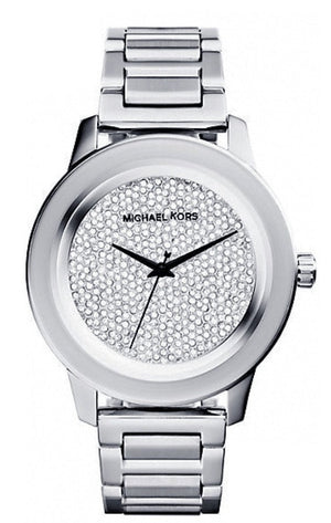 Michael Kors Kinley Diamond Pave Silver Dial Silver Steel Strap Watch for Women - MK5996 Authentic Buy Shop Now