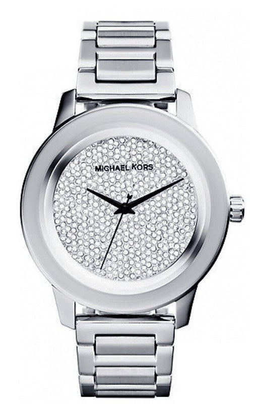 Michael Kors Kinley Diamond Pave Silver Dial Silver Steel Strap Watch for Women - MK5996 Authentic Buy Shop Now