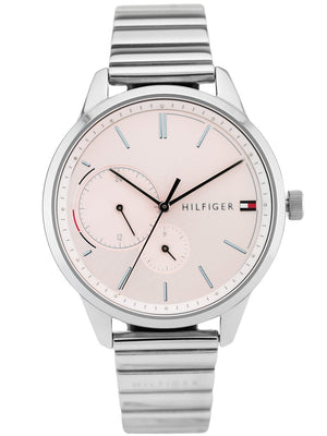 Tommy Hilfiger Brooke Pink Dial Silver Steel Strap Watch for Women - 1782020 Authentic Buy Shop Now