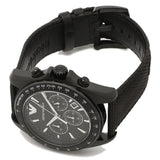 Emporio Armani Sigma Chronograph Black Dial Black Leather Strap Watch For Men - AR6131 Authentic Buy Shop Now