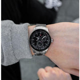 Tommy Hilfiger Austin Black Dial Silver Steel Strap Watch for Men - 1791639 Authentic Buy Shop Now