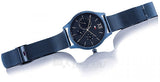 Tommy Hilfiger Damon Quartz Blue Dial Blue Mesh Bracelet Watch for Men - 1791421 Authentic Buy Shop Now
