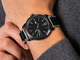 Tommy Hilfiger Sneaker Quartz Black Dial Two Tone Steel Strap Watch for Men - 1791619 Authentic Buy Shop Now