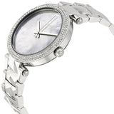 Michael Kors Parker Mother of Pearl Silver Steel Strap Watch for Women - MK6424 Authentic Buy Shop Now