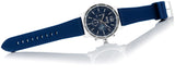 Hugo Boss Professional Chronograph Blue Dial Blue Silicone Strap Watch for Men - 1513526 Authentic Buy Shop Now
