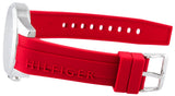 Tommy Hilfiger Decker Quartz Black Dial Red Rubber Strap Watch for Men - 1791351 Authentic Buy Shop Now