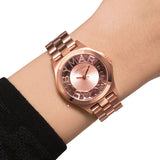 Marc Jacobs Henry Rose Gold Dial Rose Gold Steel Strap Watch for Women - MBM3293 Authentic Buy Shop Now