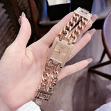Guess Mod Heavy Metal Diamonds Rose Gold Dial Rose Gold Steel Strap Watch for Women - W0072L3 Authentic Buy Shop Now